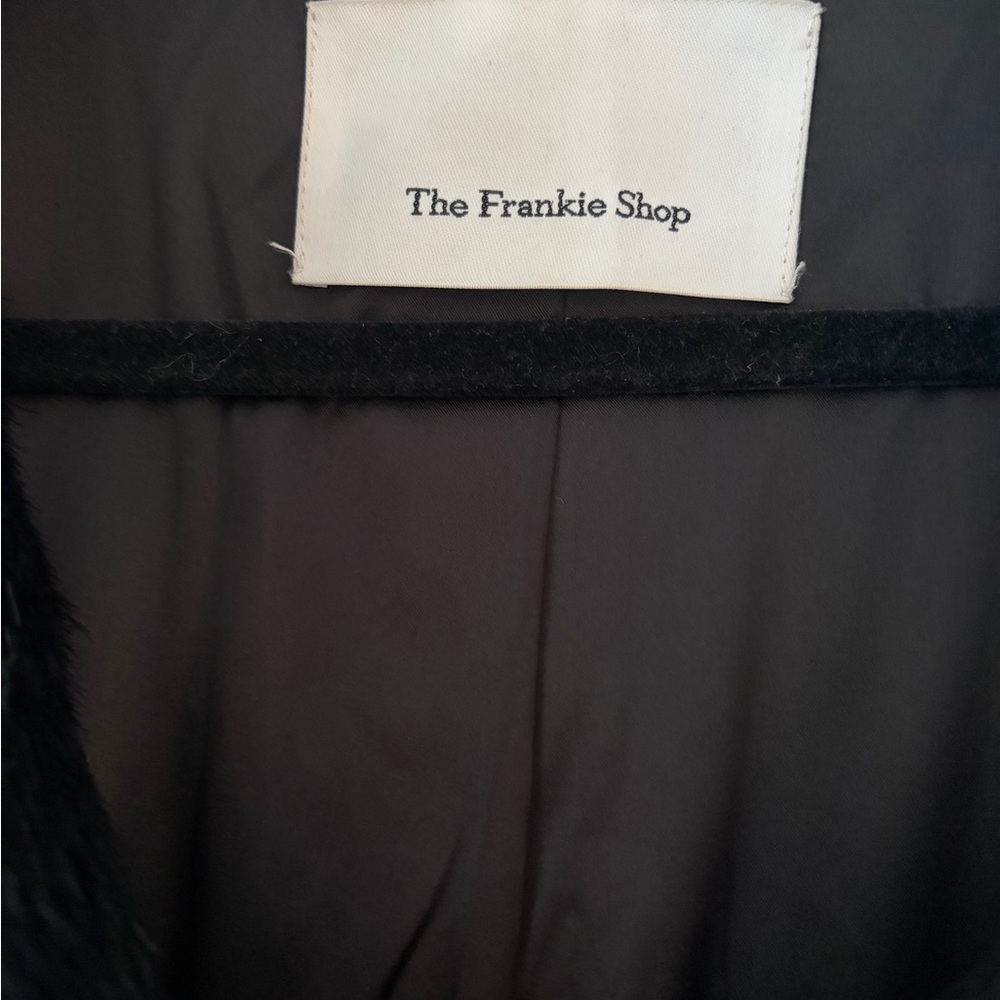 Frankie Shop Dark Brown Faux Fur Coat - Picture 4 of 9